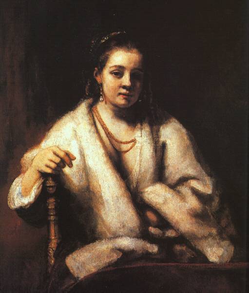 Portrait of Hendrickje Stofells  xgy